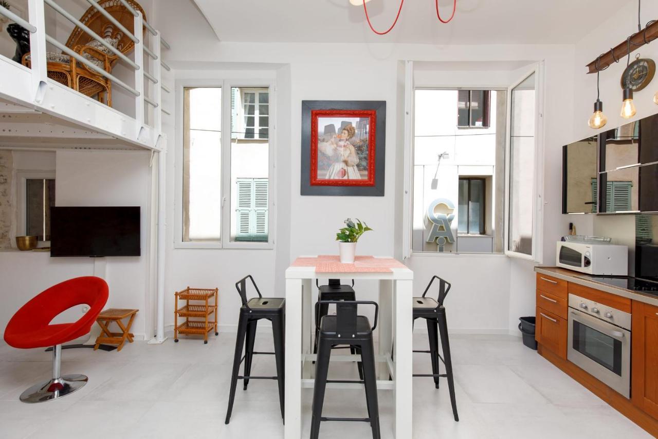 شقة Superb Air-Conditioned Loft In The Heart Of Viel أنتيب المظهر الخارجي الصورة